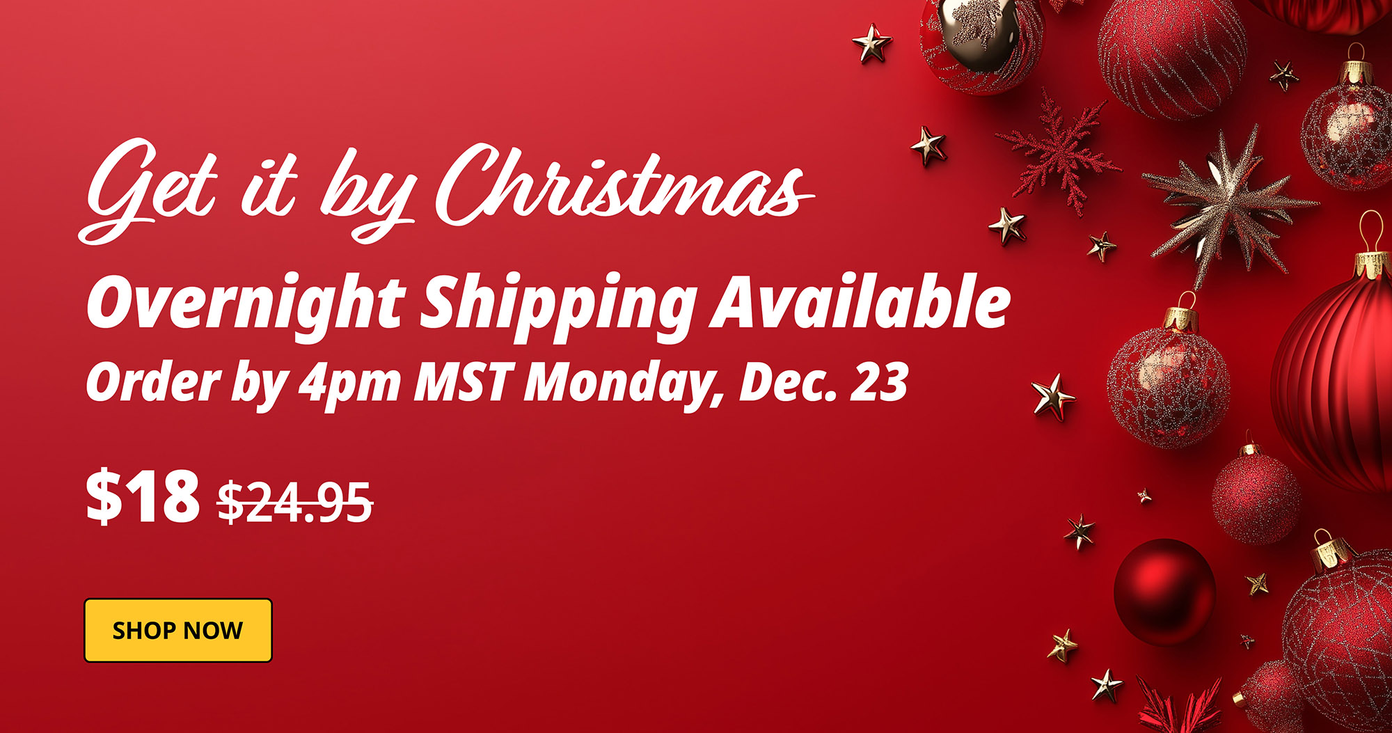 Still Time for Christmas Shipping