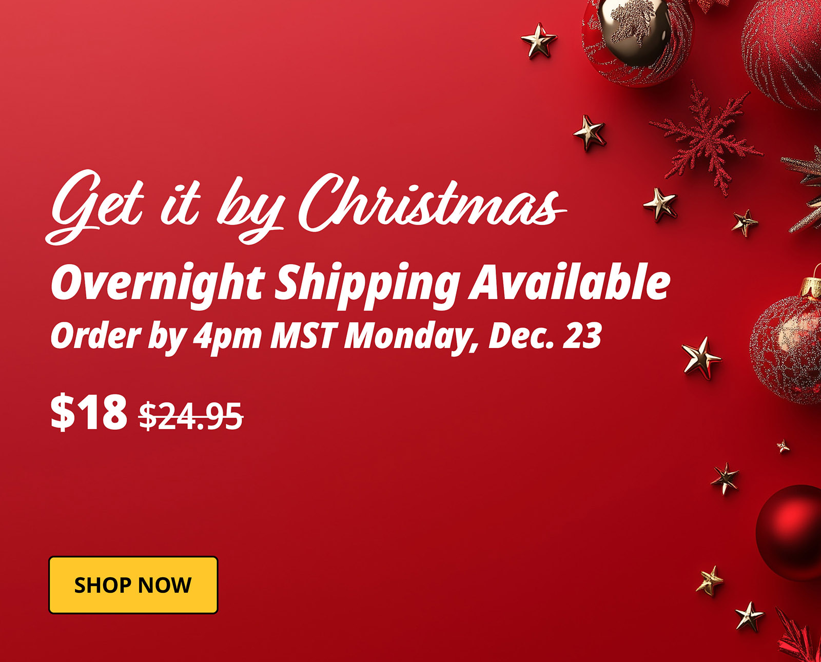 Still Time for Christmas Shipping